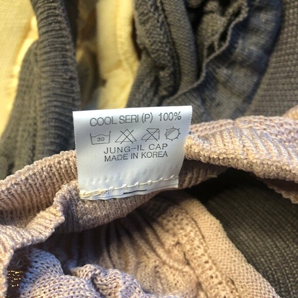 Lot of 3 Visor Hats Caps Empty-Top Hats Korean-style Gustav Klimt Rhinestone - Picture 4 of 8